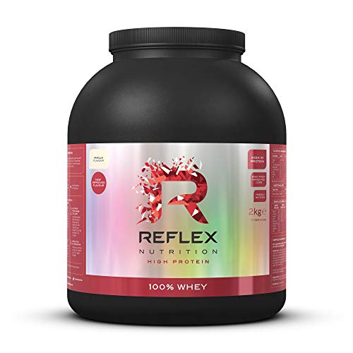 Reflex Nutrition 100% Whey (2000g) Vanilla Ice Cream - 1 Paquetes de 1 x 2000 gr - Total: 2000 gr