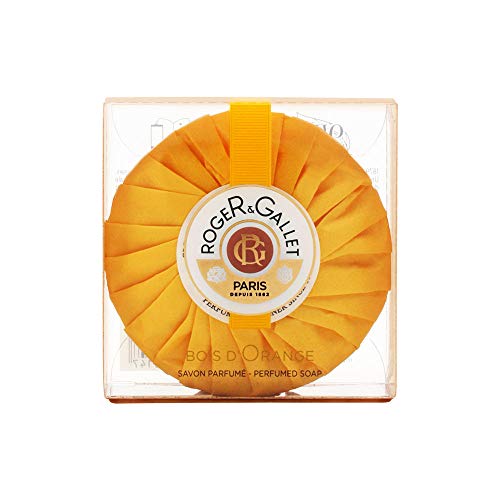 Roger & Gallet - Jabonera Madera Naranja, 1 Caja, 100 gr