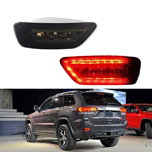 Royal Star Ty, 2 luces LED para parachoques trasero antiniebla, freno de cola para Jeep Grand Cherokee WK2/Brújula/Dodge Journey 2011-2018