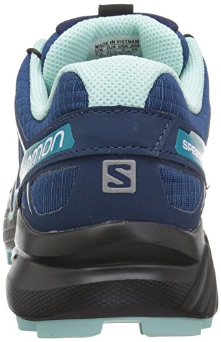 Salomon Speedcross 4 W, Zapatillas de Trail Running para Mujer, Azul (Poseidon/Eggshell Blue/Black), 36 2/3 EU