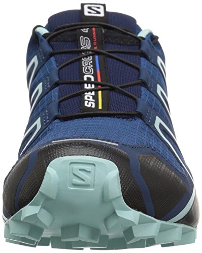 Salomon Speedcross 4 W, Zapatillas de Trail Running para Mujer, Azul (Poseidon/Eggshell Blue/Black), 36 2/3 EU