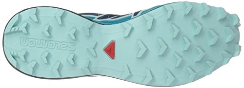 Salomon Speedcross 4 W, Zapatillas de Trail Running para Mujer, Azul (Poseidon/Eggshell Blue/Black), 36 2/3 EU