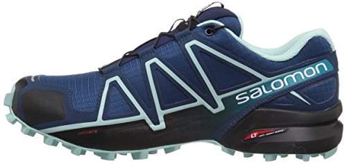 Salomon Speedcross 4 W, Zapatillas de Trail Running para Mujer, Azul (Poseidon/Eggshell Blue/Black), 36 2/3 EU