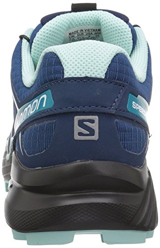 Salomon Speedcross 4 W, Zapatillas de Trail Running para Mujer, Azul (Poseidon/Eggshell Blue/Black), 40 2/3 EU