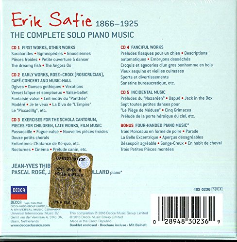 Satie: The Complete Solo Piano Music