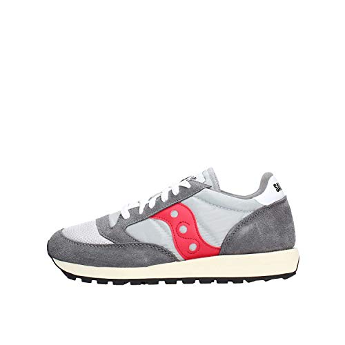 Saucony Jazz Original Vintage, Zapatillas para Hombre, Gris (Grey/Red 55), 43 EU