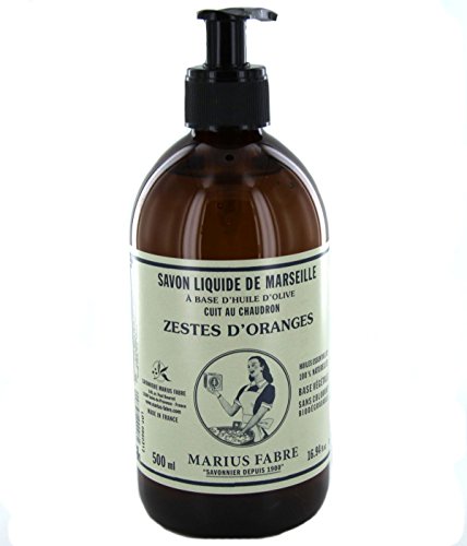 Savon De Marseille Liquid Soap Orange Zest 16.94 Fl Oz by Marius Fabre