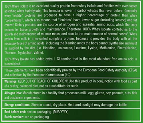 Scitec Nutrition 100% Whey Isolate Suplemento Nutricional de Proteinas con Sabor de Frambuesa 2000 g