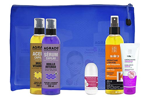 Set de regalo de spa con productos de baño, caja Perfect Pamper, regalo de belleza para ella con champú, aceites capilares, gel de baño, tónico facial, crema para manos, leche de limpieza facial (2)