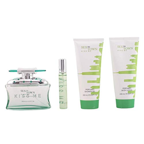 SEX IN TOWN KISS ME EAU DE PARFUM 100ML + BODY MILK 200ML + GEL 200ML + EAU DE PARFUM 20ML