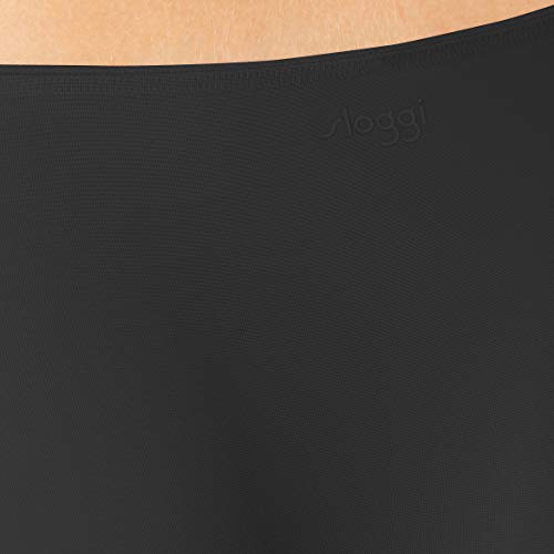 Sloggi Oxygene Infinite Hipster Ropa Interior, Negro, M para Mujer