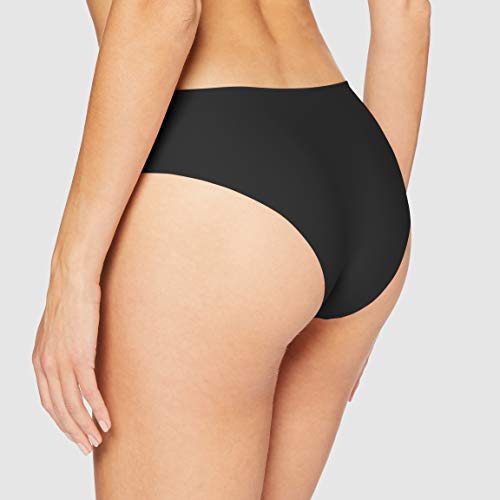 Sloggi Oxygene Infinite Hipster Ropa Interior, Negro, M para Mujer