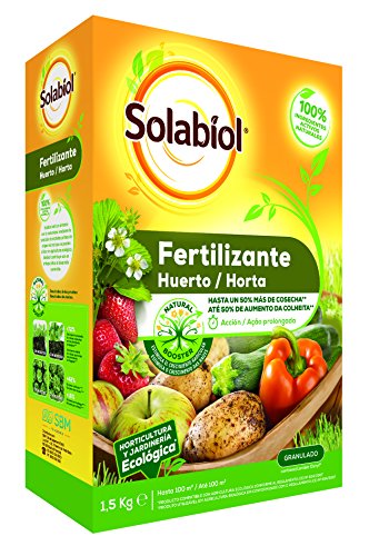 Solabiol - Abono para huertos 100% organico, 1,5Kg