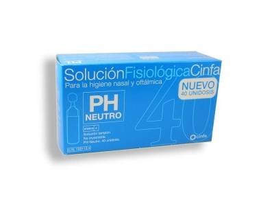 SOLUCION FISIOLOGICA CINFA 40 UNIDOSIS