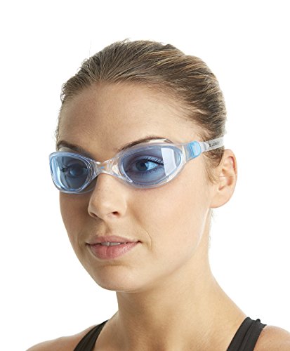 Speedo Futura Plus Gafas anticloro, Unisex, Transparente/Azul, Talla Única