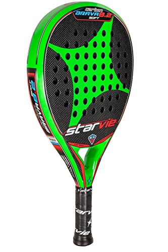 StarVie Brava 8.2 Soft Pala de pádel, Unisex Adulto, Verde, 360 Gramos