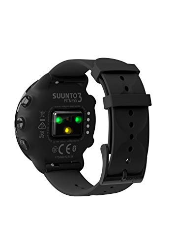 Suunto 3 Fitness - Reloj Multideporte con GPS y pulsómetro incorporado, Pantalla Matricial, Unisex Adulto, Negro/Negro (All Black), Talla Única