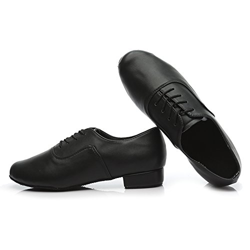 SWDZM Calzado de danza para hombre / estándar cuero latinos zapatos de baile modelo 704 44 EU