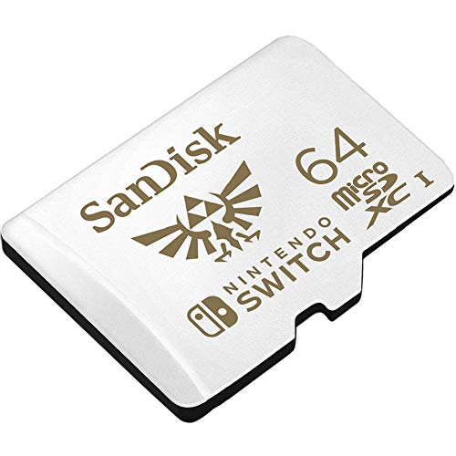 Tarjeta SanDisk microSDXC UHS-I para Nintendo Switch 64GB, Producto con Licencia de Nintendo