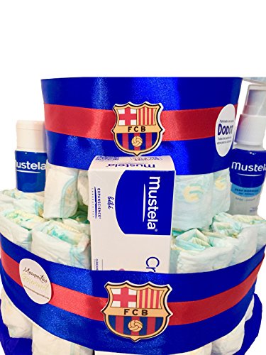 Tarta de pañales DODOT F.C.Barcelona MUSTELA