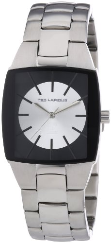 Ted Lapidus 5104608 - Reloj de Cuarzo para Hombres, Color Plata