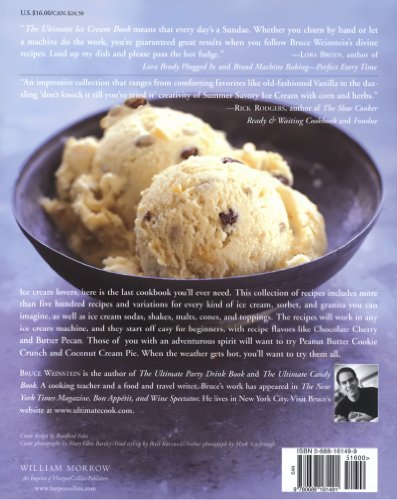 The Ultimate Ice Cream Book: Over 500 Ice Creams, Sorbets, Granitas, Drinks, And More