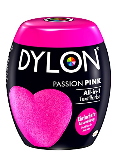 Tinte de DYLON. Color: Rosa pasión, pack de una unidad de 350 g