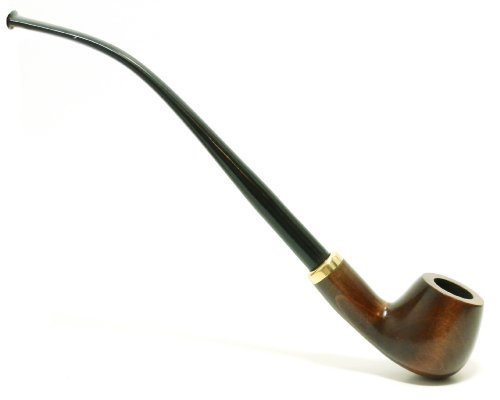 Tobacco Smoke Pipe - Churchwarden No 14 - High Quality From the Root of Pear Wood - Briar Equivalent - Hand Made by Mr. Brog