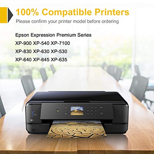 TohiTata 33XL Cartucho de Tinta Reemplazo para Epson 33 XL Compatible con Epson Expression Premium XP-7100 XP-540 XP-900 XP-640 XP-830 XP-530 XP-630 XP-635 XP-645 (10 Pack)