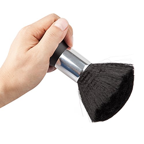 TRIXES Cepillo de Cuello para barbero - Brocha de Peluquería, Salón, Peluquero - para Eliminar los Residuos del Cabello