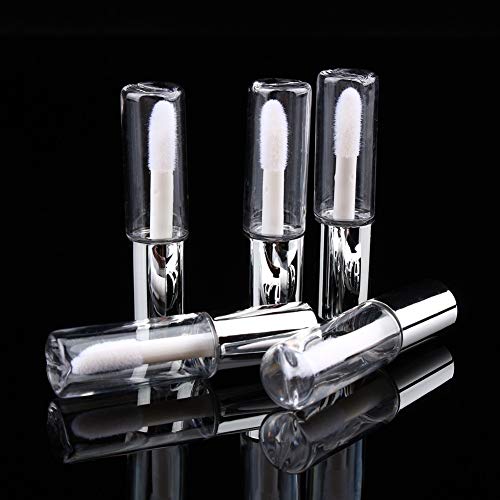 Tubo de brillo de labios - 45PCS Mini 1.2ml Bálsamo de labios Botella linda Cosmético vacío Contenedor Tubo Lustre de viaje