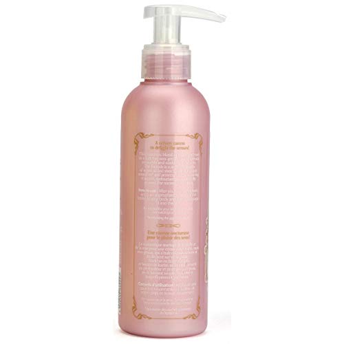 Un Air d’Antan Crema Corporal Francesa Rose con Manteca de Karite y Aceite de Argan, Perfume Melocotón, Petalos de Rosa y Pachulí – Formula Reafirmante – Para Mujer Idea Regalo Bomba 200ml