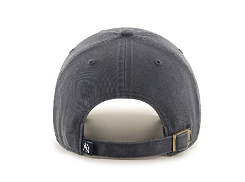 Unbekannt '47 Adultos Tapa MLB New York Yankees Clean Up, Unisex, Kappe MLB New York Yankees Clean Up, Charcoal, Talla única