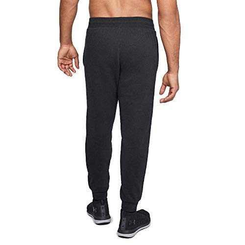 Under Amour Jogger Rival Fleece Pantalones para Correr, Hombre, Negro, XS