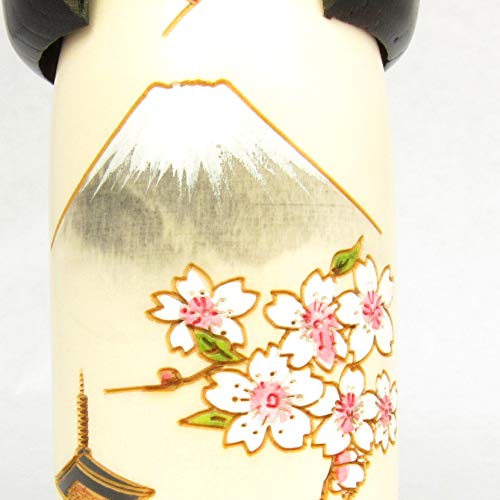 Usaburo Sosaku Kokeshi Muñeca Fujiyama Hecho en Japón