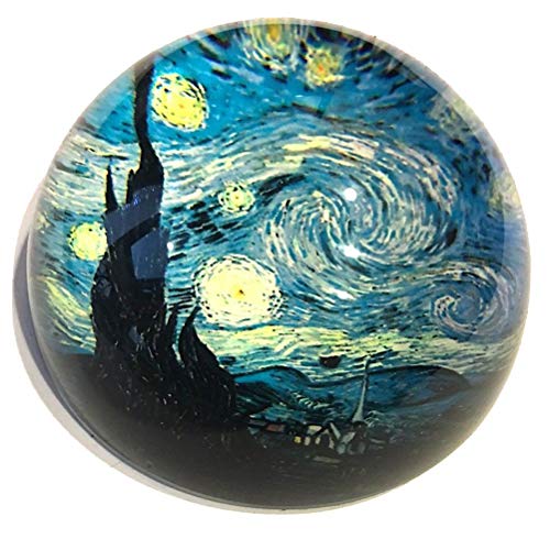 Van Gogh – Starry Night – Pisapapeles de cristal