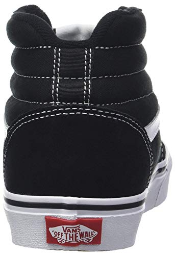 Vans Ward Hi Hombre, Zapatillas Altas, Negro (Suede/Canvas) Black/White C4R, 42 EU