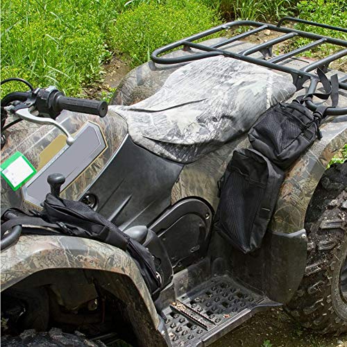 VKTY ATV bolsa de almacenamiento, 2 piezas 600D Oxford bolsa de tanque de carga, bolsa de transporte para remolque, bolsa impermeable para guardabarros de quad, motos de nieve