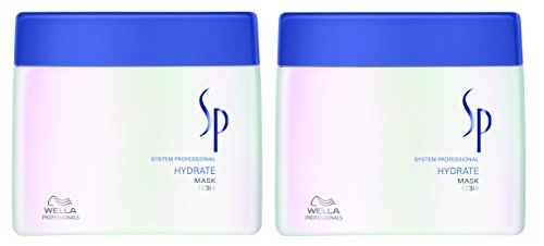 Wella SP System Professional Care Hydrate Mask - Mascarilla hidratante, 400 ml, 2 unidades