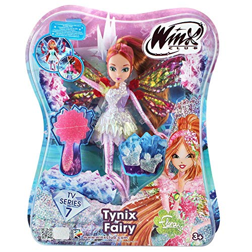 Winx Club Flora | Tynix Fairy Muñeca Magia Robe | Temporada 7 | 28 cm