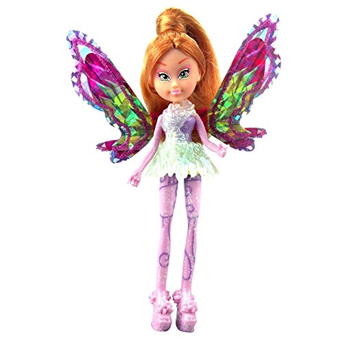 Winx Club Flora | Tynix Mini Magic Muñeca Hada con Transformación | 12 cm