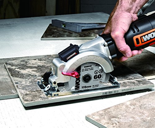 Worx WX427 Worx-WX427 Sierra Circular WorxSaw XL 710W 46mm 3 discos de corte, 710 W