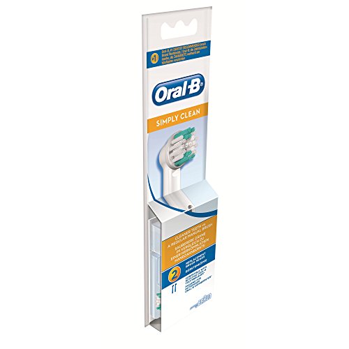 Braun Oral-B - Cabezales Simply Clean, Blanco