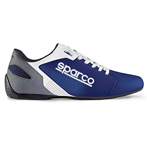 Sparco S00126344AZBI Zapatillas SL-17 Talla 44 Azul Blanco