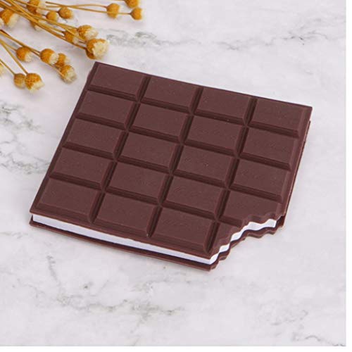 1PC chocolate sabor perfumado Bloc de notas creativo Bloque de mensajes del bolsillo de la escritura del libro de chocolate Memo Pad Escuela de papelería regalo para los cabritos