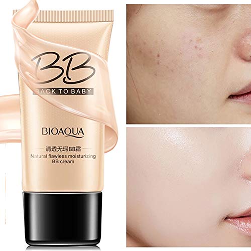 1PC Pro Makeup Magic Bb Cream Make-up Designer BB Cream Nude Magique Fondo de maquillaje Skin Active BB Cream Perfeccionador Prodigioso Pieles Mixtas a Grasas (Light Color)