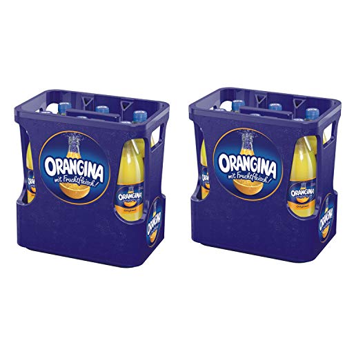 2 x 6 limonada Orangina amarilla 1 litro - 12 botellas de PET en cajas originales