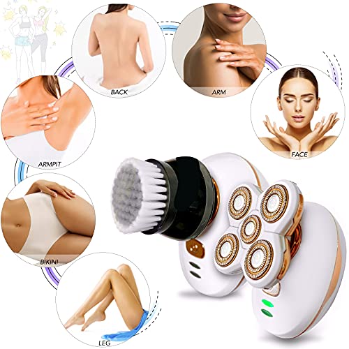 2021 Upgrade - Afeitadora eléctrica para mujer, Lady Shaver Endolor, impermeable, depiladora para el cuerpo femenino, recargable e inalámbrica, recortadora de piernas para el cuerpo del labio axilas