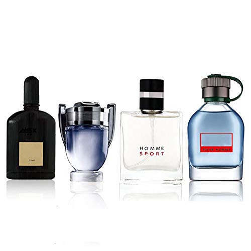 25ml 4 botellas de perfume para hombre, perfume ligeramente duradero Set de perfume de Colonia, Acción de Gracias navideña para Idea Adeau Homme