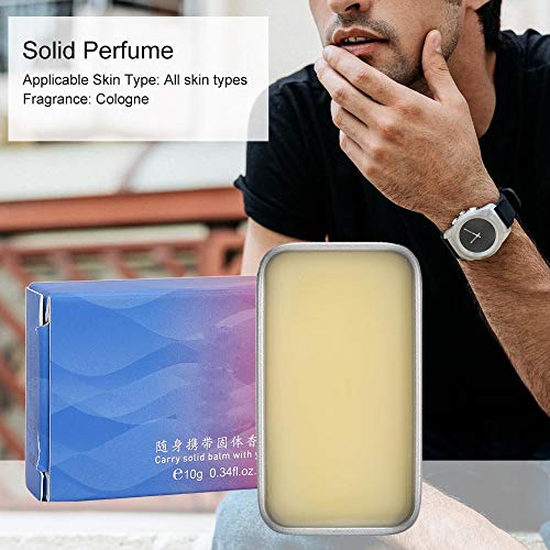 2pcs 10g Perfume Sólido, Perfume Natural de Larga Duración Perfume de Fragancia Para Mujer y Hombre Mini Perfume Sólido Para Todo Tipo de Pieles